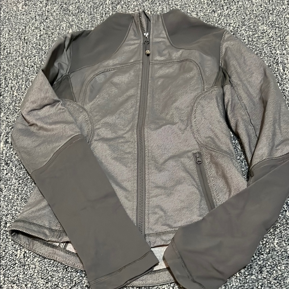 lululemon athletica Gray Zip-Up Hoodie